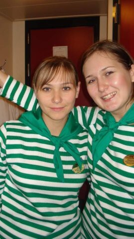 Italian NIght Cruise Ship Crew Uniform Girls